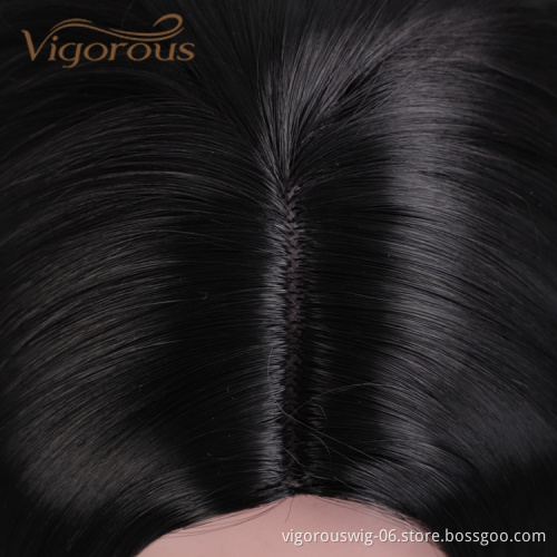 Cheapest High Quality Long High Temperature Fiber For Black Women Ombre Wholesale Synthetic Wigs Heat Resistant Hair